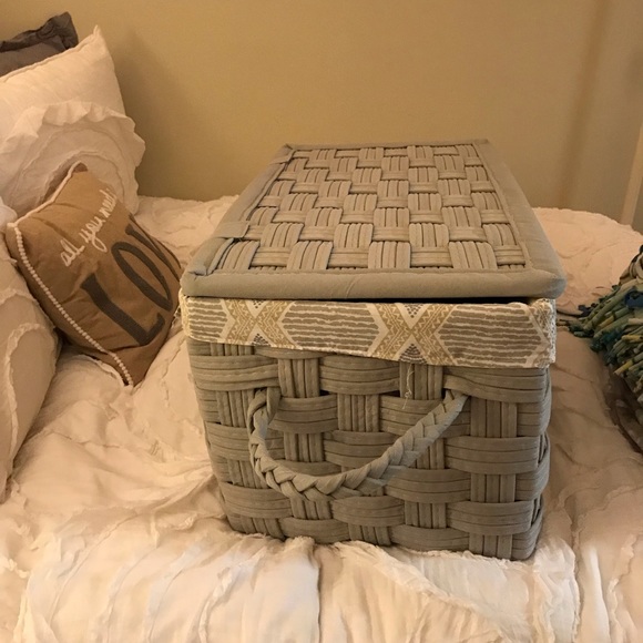 Other - Woven Grey Basket